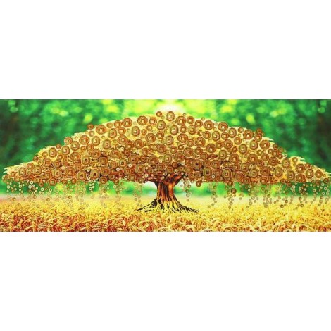 Money Tree | 5D Diamond Painting | Partial | Special-shaped Diamond