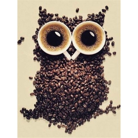 Owls | 5D Diamond Painting | Square Diamond