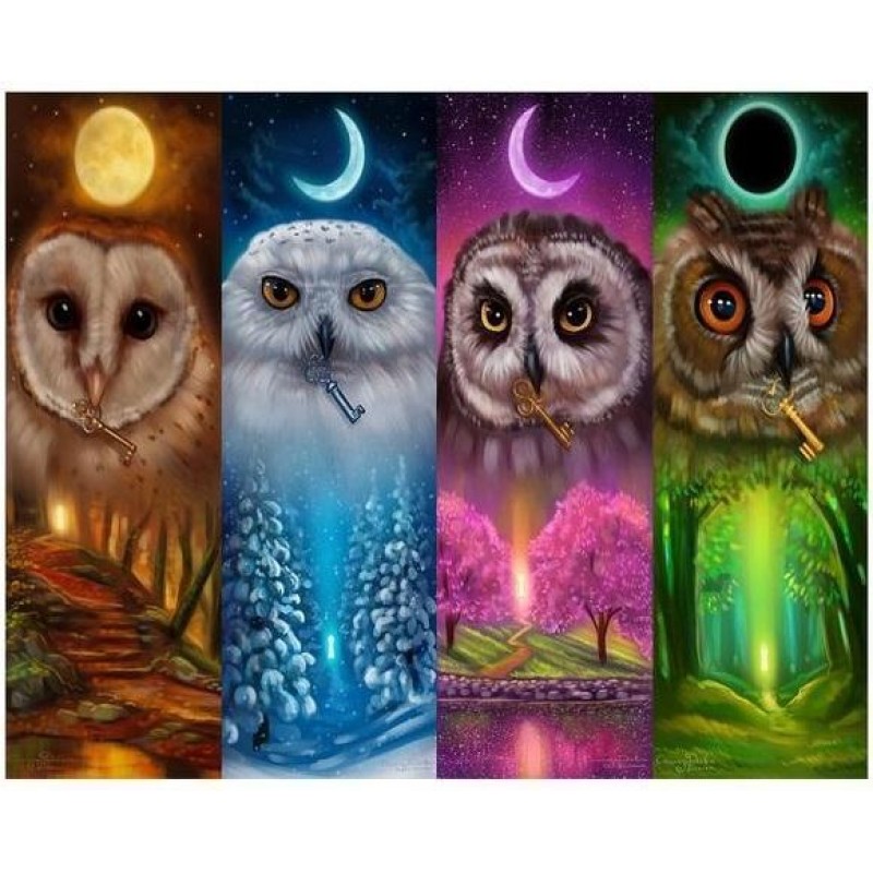 Owls | 5D Diamond Pa...