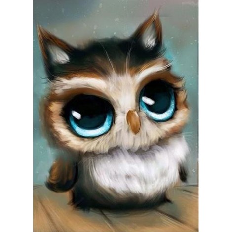 Owls | 5D Diamond Painting | Round Diamond