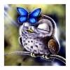 Owls | 5D Diamond Painting | Round Diamond