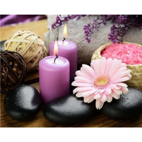 Orchid Stone | 5D Diamond Painting | Square Diamond