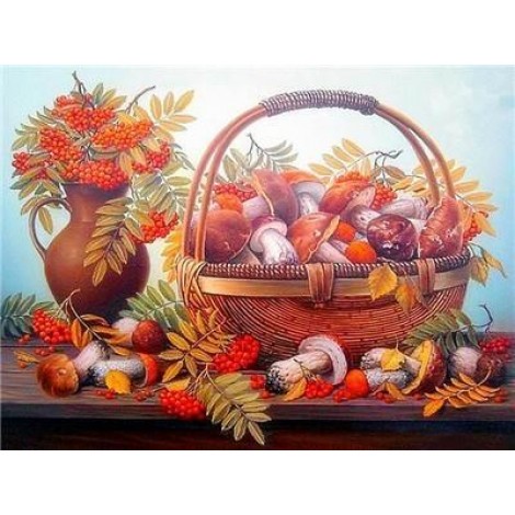 Mushroom | 5D Diamond Painting | Square Diamond