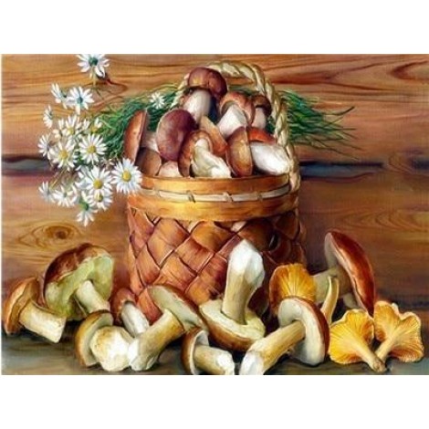 Mushroom | 5D Diamond Painting | Square Diamond