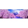 Pink Cherry Blossoms | 5D Diamond Painting | Round Diamond