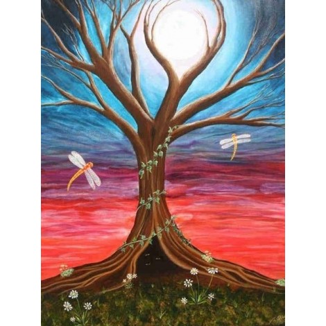 Love Tree | 5D Diamond Painting | Square Diamond
