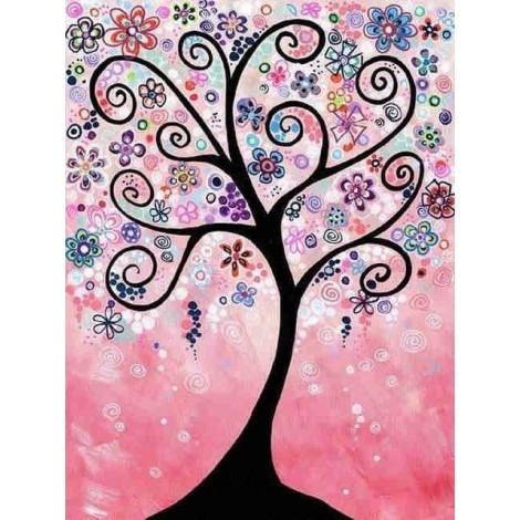 Love Tree | 5D Diamond Painting | Square Diamond