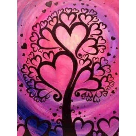 Love Tree | 5D Diamond Painting | Square Diamond