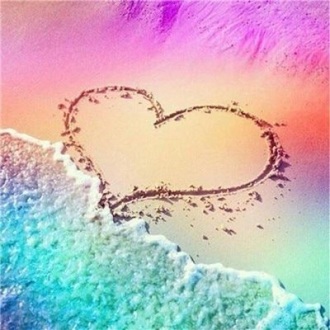 Love the Beach | 5D Diamond Painting | Square Diamond