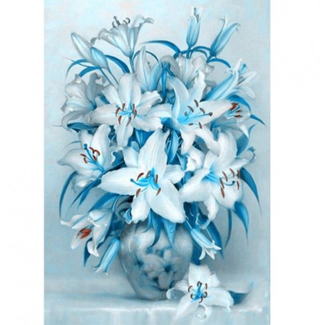 Lilies  | 5D Diamond Painting | Round Diamond
