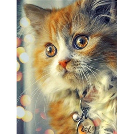 Kitty | 5D Diamond Painting | Round Diamond