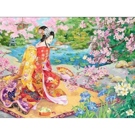 Kimono | 5D Diamond Painting | Square Diamond