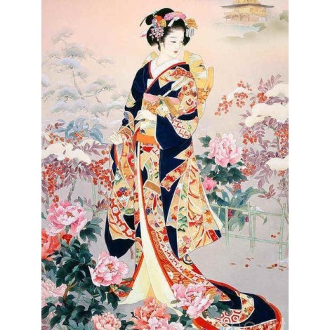 Kimono | 5D Diamond Painting | Square Diamond
