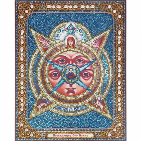 Religions | 5D Diamond Painting | Partial | Special-shaped Diamond