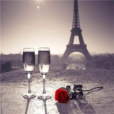 Romantic Paris | 5D Diamond Painting | Square Diamond
