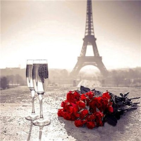 Romantic Paris | 5D Diamond Painting | Square Diamond