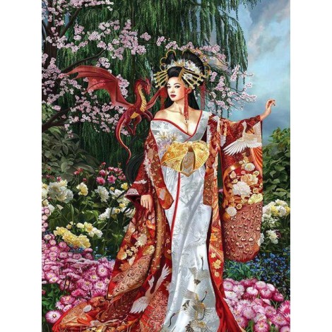 Kimono | 5D Diamond Painting | Square Diamond