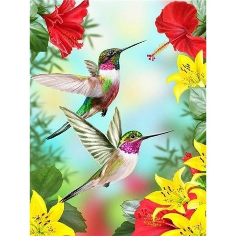 Hummingbird | 5D Diamond Painting | Square/Round Diamond
