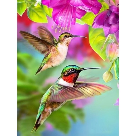 Hummingbird | 5D Diamond Painting | Square/Round Diamond