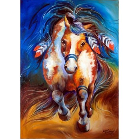 Horses | 5D Diamond Painting | Square Diamond