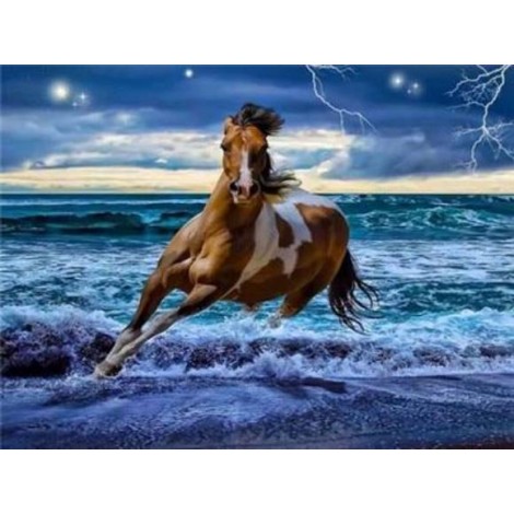 Horses | 5D Diamond Painting | Square Diamond