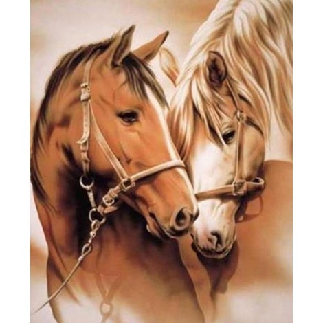 Horses | 5D Diamond Painting | Square Diamond