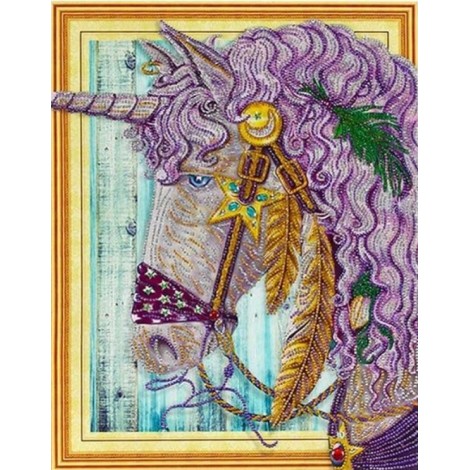 Horses | 5D Diamond Painting | Partial | Special-shaped Diamond