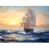 Sailboat | 5D Diamond Painting | Square Diamond