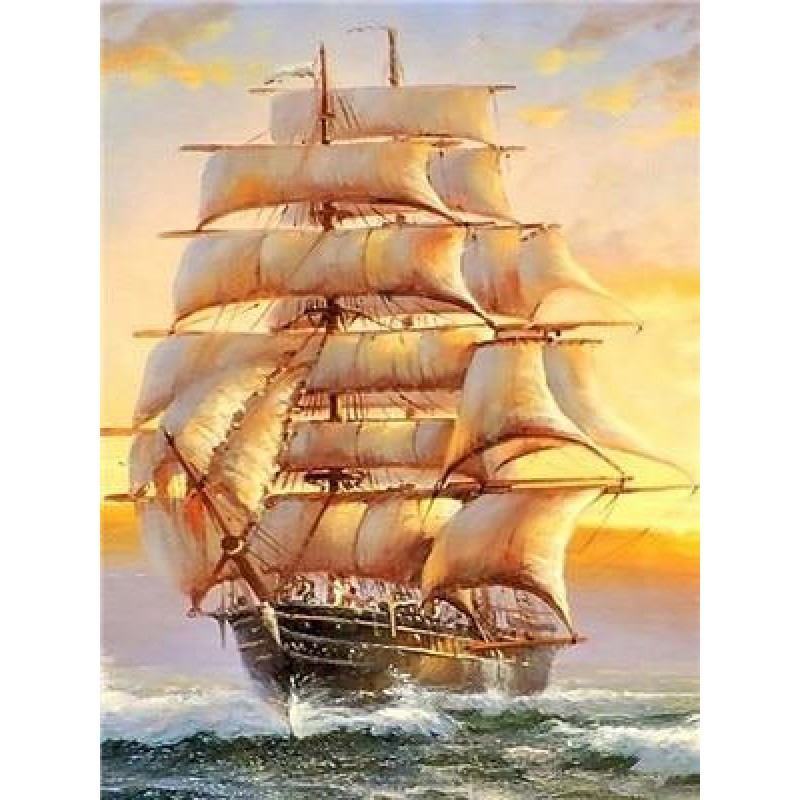 Sailboat | 5D Diamon...