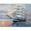 Sailboat | 5D Diamond Painting | Square Diamond