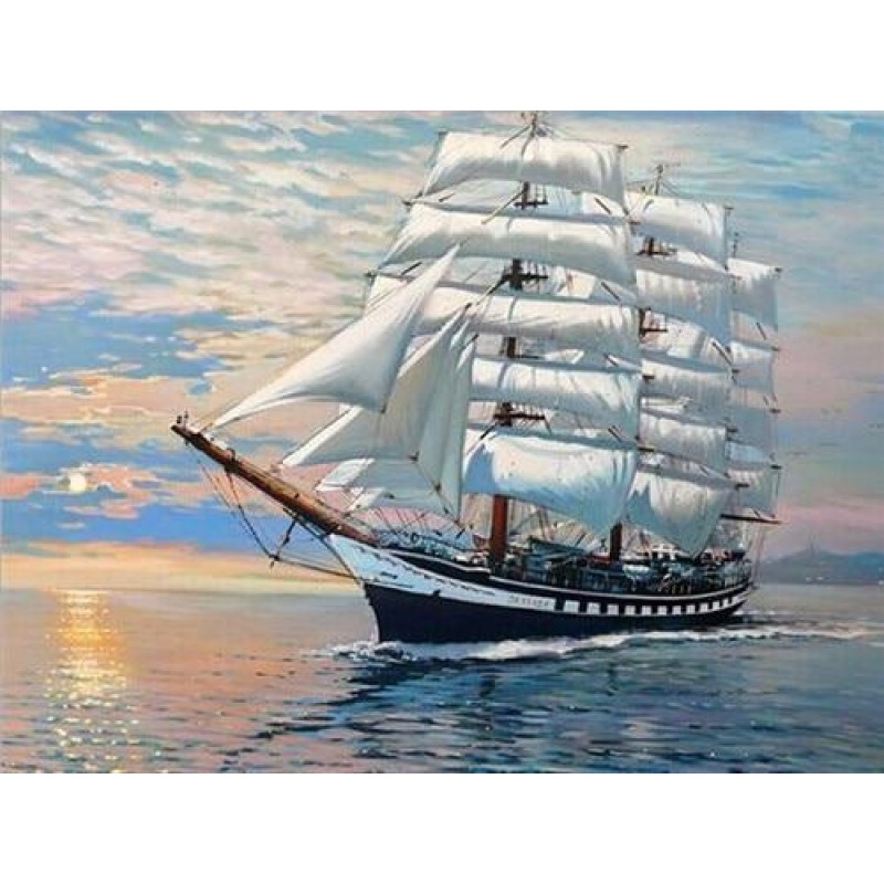 Sailboat | 5D Diamon...