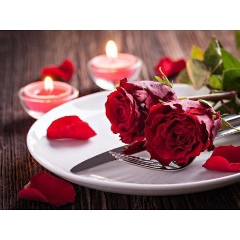Rose | 5D Diamond Painting | Square Diamond