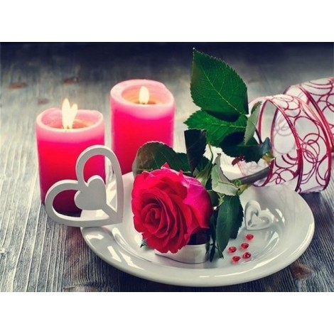 Rose | 5D Diamond Painting | Square Diamond