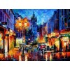 Romantic Street | 5D Diamond Painting | Square Diamond