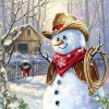 Snowman | Square Diamond