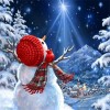 Snowman | Square Diamond