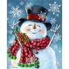 Snowman | 5D Diamond Painting | Square Diamond
