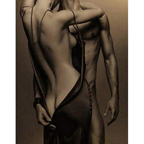 Sexy Couple | 5D Diamond Painting | Round Diamond