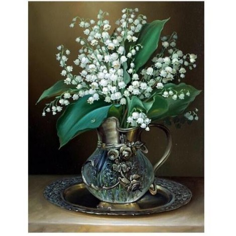 Flowers | 5D Diamond Painting | Square Diamond