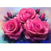 Flowers | 5D Diamond Painting | Round Diamond