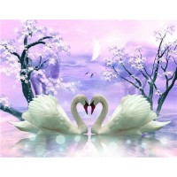 Swans | 5D Diamond Painti...