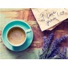 Flowers & Coffee | 5D Diamond Painting | Square Diamond