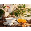 Flowers & Coffee | 5D Diamond Painting | Square Diamond