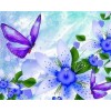 Flowers & Butterflies | 5D Diamond Painting | Square Diamond