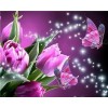 Flowers & Butterflies | 5D Diamond Painting | Square Diamond