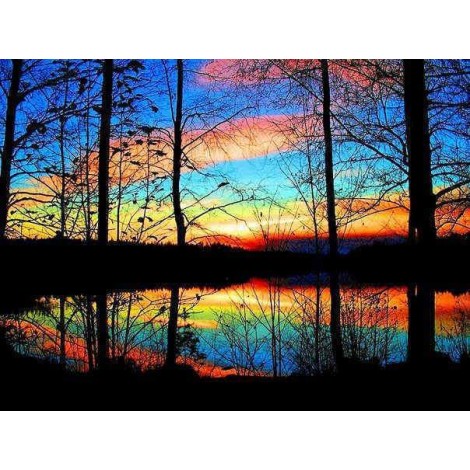 Sunset | 5D Diamond Painting | Square Diamond
