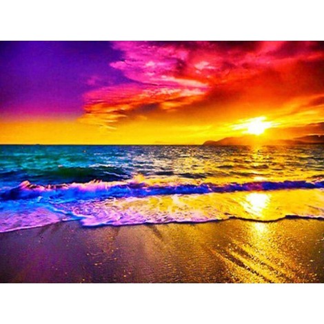 Sunset | 5D Diamond Painting | Square Diamond
