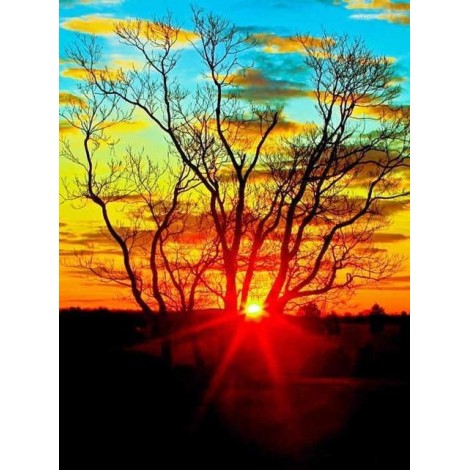 Sunset | 5D Diamond Painting | Square Diamond