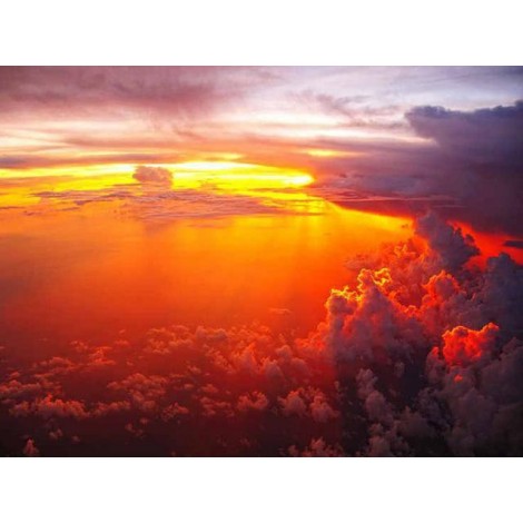 Sunset | 5D Diamond Painting | Square Diamond