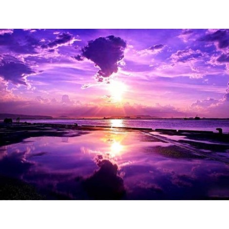 Sunset | 5D Diamond Painting | Square Diamond